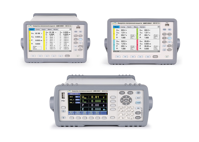 Обзор ваттметров серий АКИП-2503, 2504 и 2505