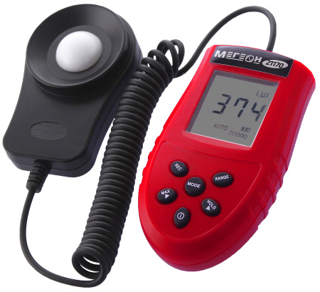 Измеритель освещенности с функцией записи МЕГЕОН 21170 купить по низкой цене | МАКСПРОФИТ