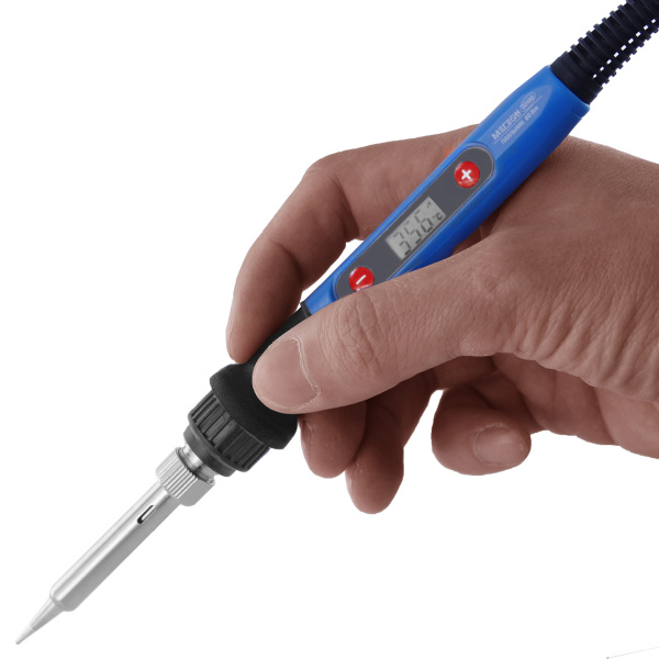 Паяльник с цифровым регулятором температуры МЕГЕОН 00180 купить по низкой цене | МАКСПРОФИТ