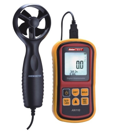 Термоанемометр цифровой UnionTEST AN110 купить по низкой цене | МАКСПРОФИТ
