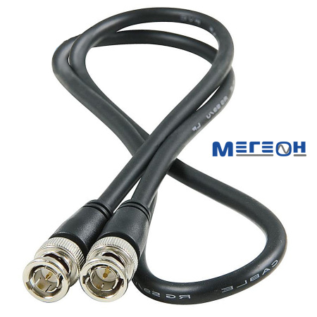 Кабель измерительный коаксиальный МЕГЕОН BNC - BNC купить по низкой цене | МАКСПРОФИТ