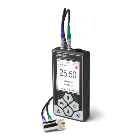 Ультразвуковой толщиномер ДИАСКАН-М (с преобразователями 5 МГц и 10 МГц) купить по низкой цене | МАКСПРОФИТ