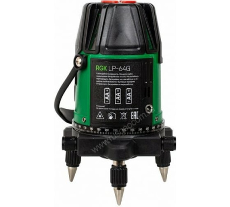 Лазерный построитель плоскостей RGK LP-64G купить по низкой цене | МАКСПРОФИТ